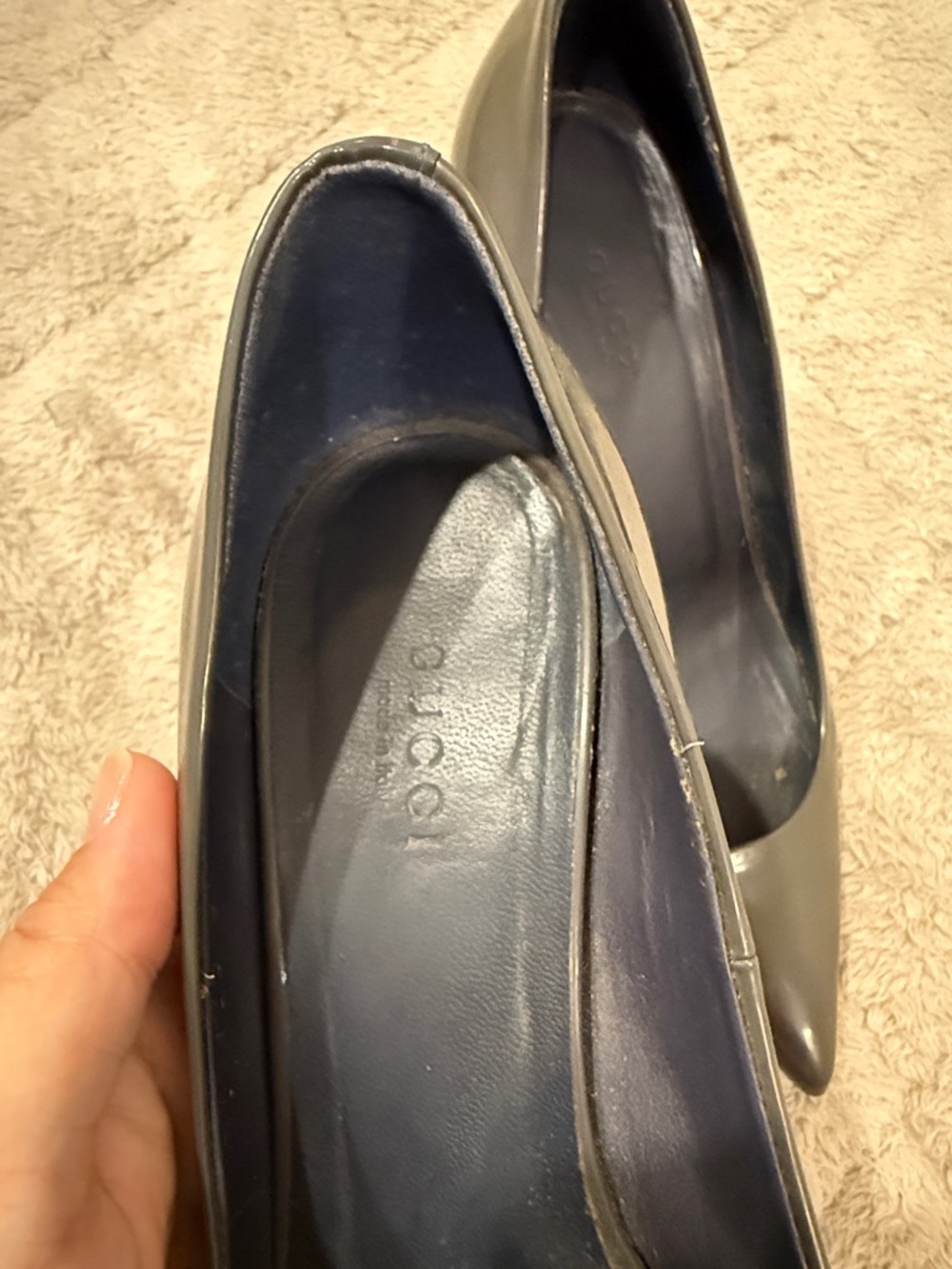 Gucci Bamboo Heel Patent Pumps - Picture 2 of 9